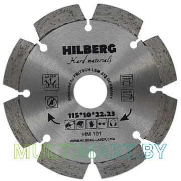 Отрезной диск алмазный Hilberg HM101